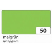 Бумага однотонная двухсторонняя, цвет весенняя зелень, 50х70 см, арт. 6750