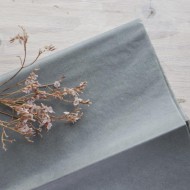 Бумага Тишью - 1 лист, размер 50х66 см, цвет: серый