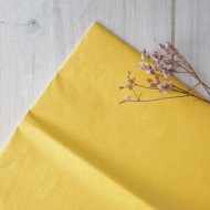 Бумага Тишью - 1 лист, размер 50х66 см, цвет: желтый