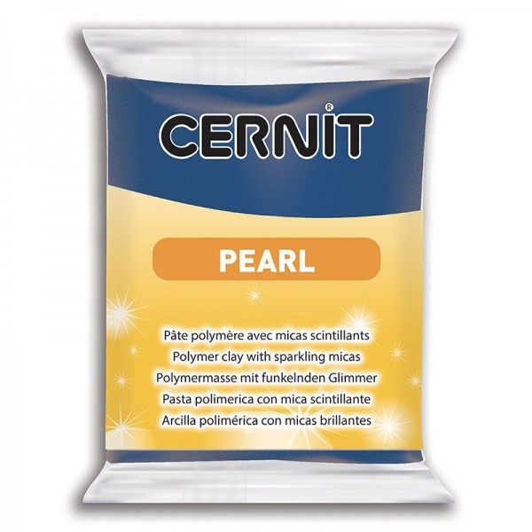 Полимерная глина Cernit Pearl, 56 г, цвет: 200 -  голубой