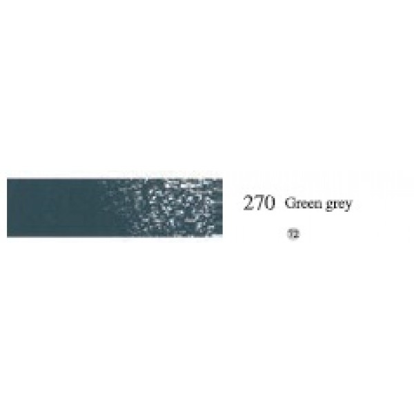 Пастель масляная мягкая профессиональная, №270 зелено-серый 
