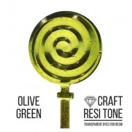 Прозрачный краситель для эпоксидной смолы CraftResinTint, Оливковый зеленый, 10 мл