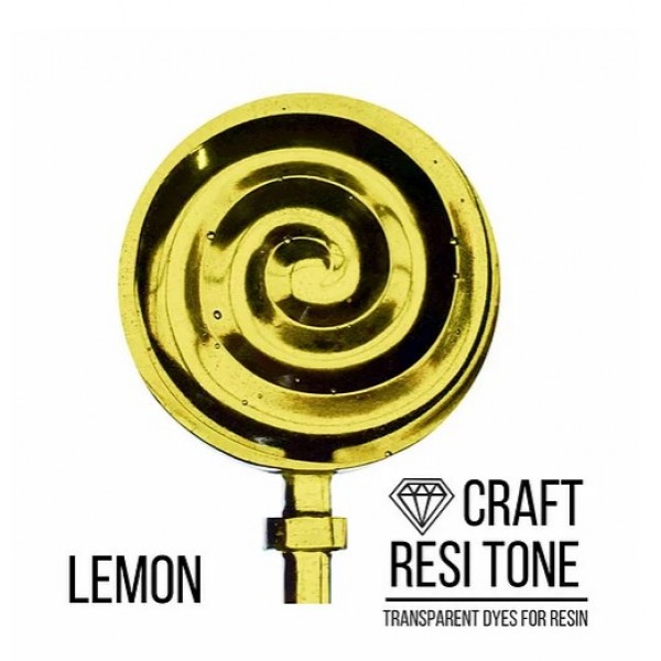 Прозрачный краситель для эпоксидной смолы CraftResinTint, Лимонный, 10 мл
