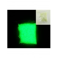 Люминофорная (светящаяся) крошка 10 гр, цвет: зеленый, размер 1 - 3 мм