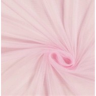 Фатин мягкий, еврофатин, длина 50 х 75 см, цвет: нежно-розовый