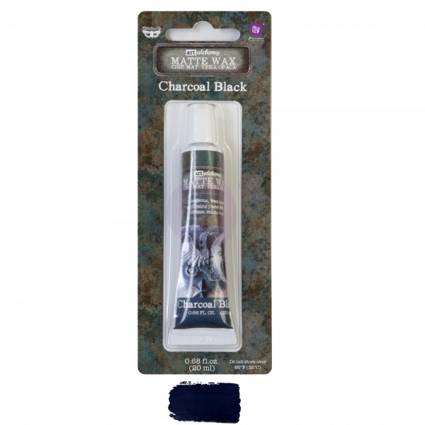 Восковая паста Prima Marketing, Finnabair Wax Paste - Charcoal Black, 20 мл