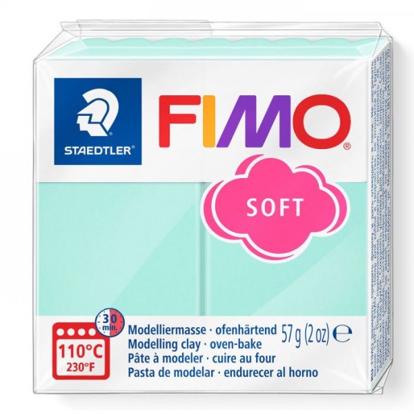 Полимерная пластика FIMO Soft 505, мята, 57г арт. 8020-505