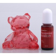 Прозрачный краситель, тонер для эпоксидной смолы, 10 мл, цвет fire ruby