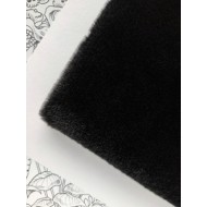 Мех для игрушек, ворс 8 мм 40*50 см , цвет черный