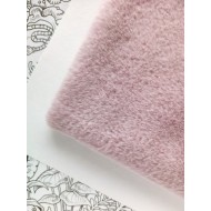 Мех для игрушек, ворс 8 мм 40*50 см , цвет холодный розовый
