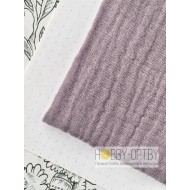 Муслин хлопок, цвет фиолетовый, отрез 35*50 см