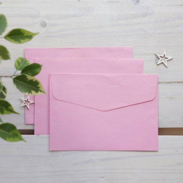 Конверт для открытки, цвет: розовый